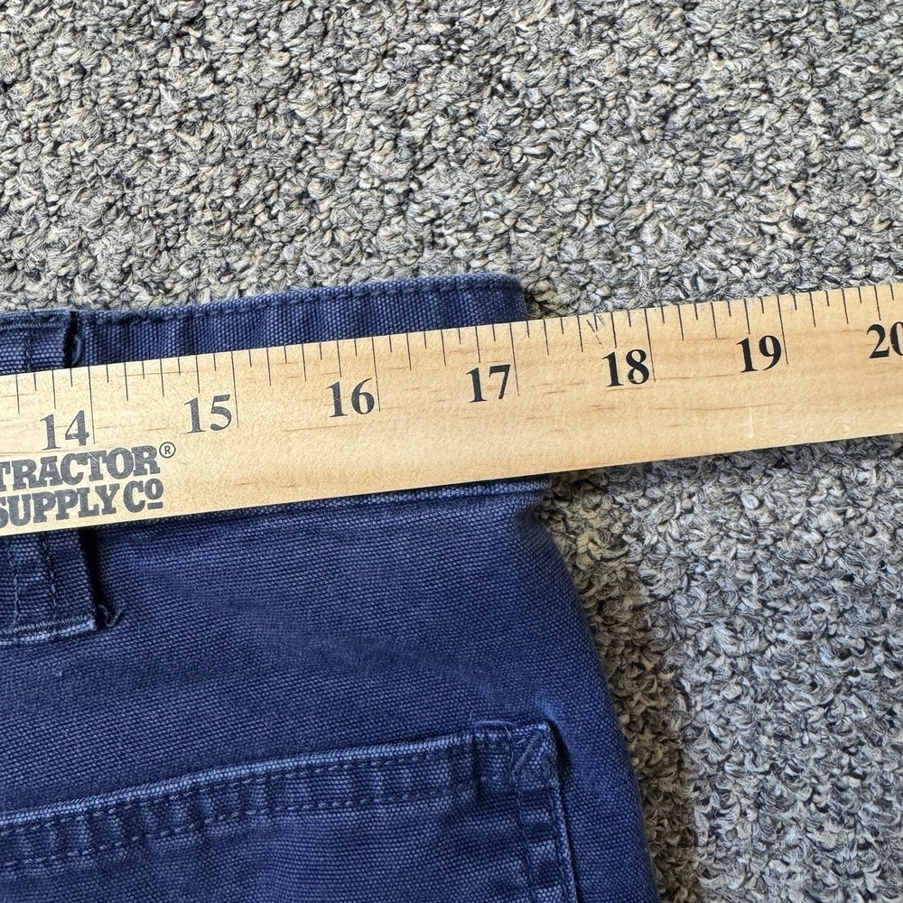 2 Pair Carhartt FR FLAME RESISTANT Relaxed Fit 36x29 Blue Cargo Pants Work Lot - Picture 10 of 12